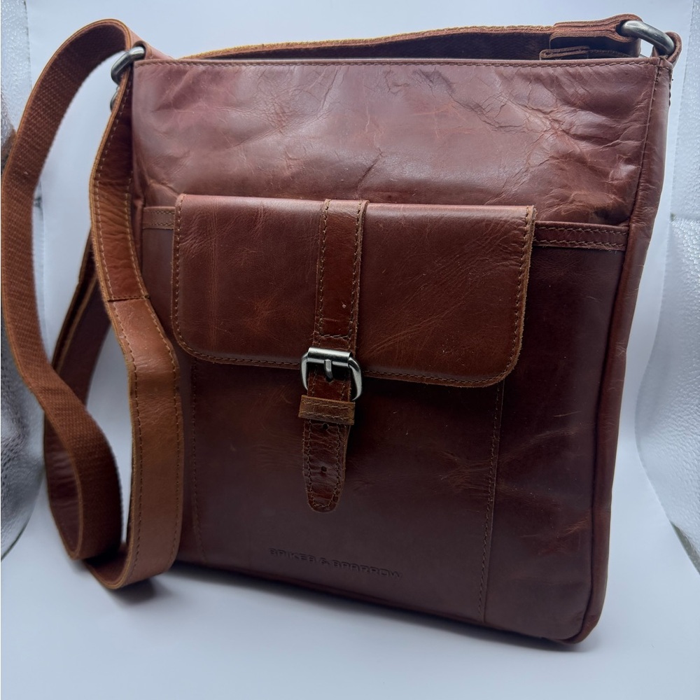 Spikes & Sparrow Leather Crossbody Bag
